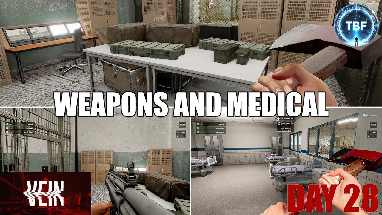 Huge Weapons, Medical, and Tools inside the prison! VEIN