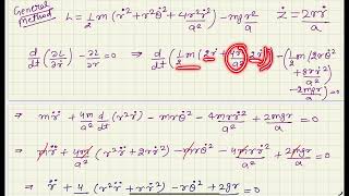 Mechanics - PYQ - UPSC CSE 2004 - Lagrangian Equation using Multipliers | UPSC Mathematics Optional
