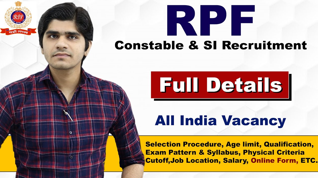 rpf-constable-si-recruitment-full-details-step-by-step-youtube
