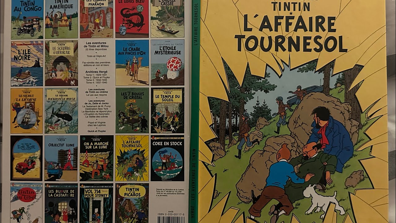 Le Livre de Les Aventures de TinTin - L'Affaire Tournesol (Avec Audio