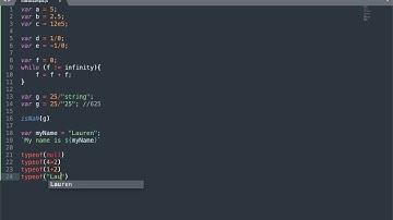 IT354 | JavaScript Tutorial on Values & Types, Unary Operators, & Hoisting