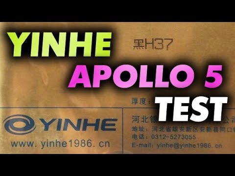 Yinhe Apollo 5 Table Tennis Ping Pong Rubber Red 36 degree Black 
