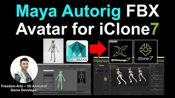 Maya Autorig FBX Avatar for iClone 7