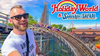 A Full Day of Hanging Out and Riding Roller Coasters | Holiwood Nights 2026 Day 2