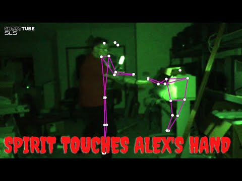 HAUNTED ABANDONED MEDICAL CENTER ( A SPIRIT TOUCHES ALEX"S HAND ON CAMERA) TRYING OUT GHOSTTUBE SLS