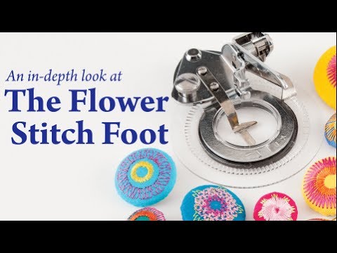 Flower Stitch Foot Press - I Sew Need It