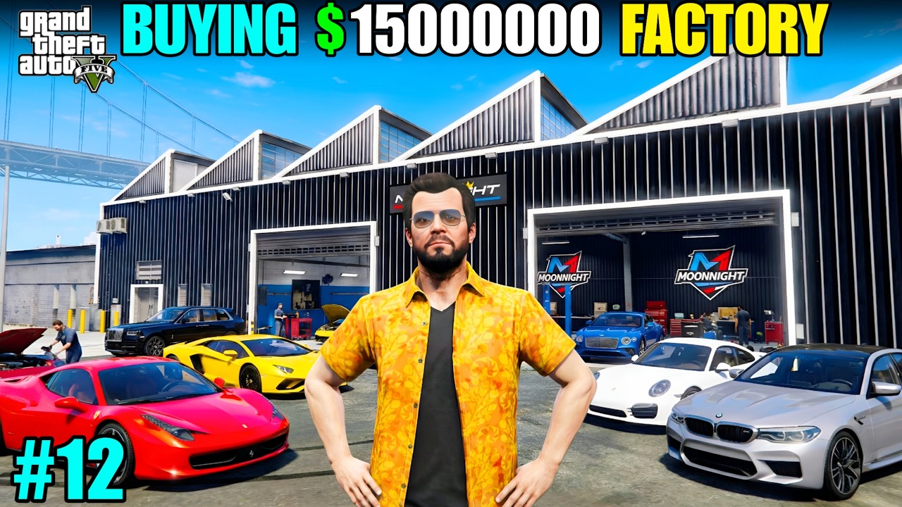 Buying the Most Expensive Factory For Showroom in GTA 5! 🔥 #12 