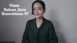 PIDATO BAHASA JAWA KEMERDEKAAN INDONESIA KE 75🇮🇩