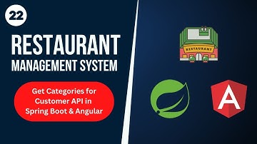 Restaurant Management System-Spring Boot & Angular | Get Categories for Customer | GET API | Part 22