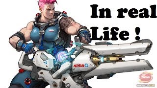 When you play Overwatch but 9gag is life - Zarya's Particle Cannon