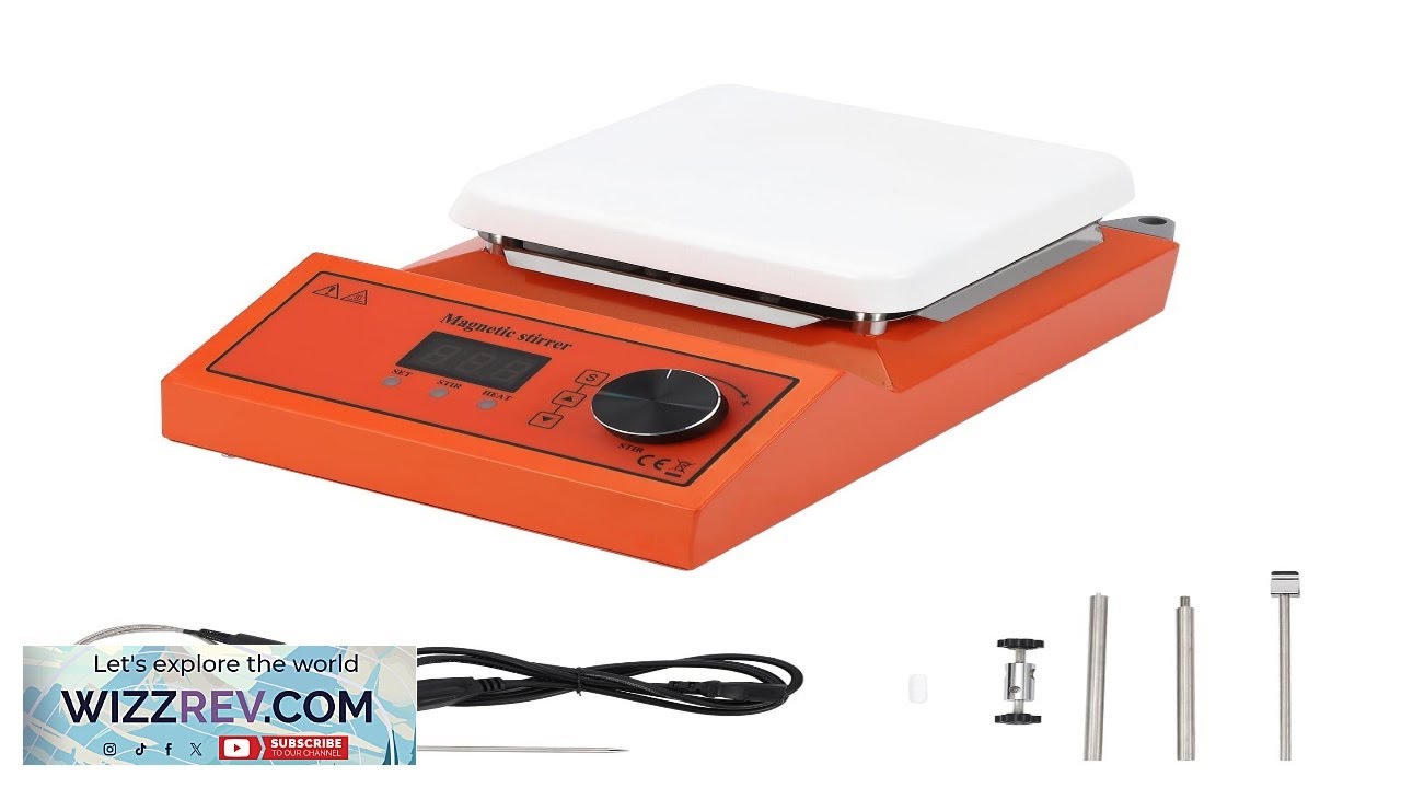 Garvee Magnetic Stirrer Plate 300C 572F Digital Hotplate Magnetic Stirrer 500W