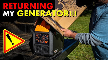 CAMPING GENERATOR PROBLEMS!
