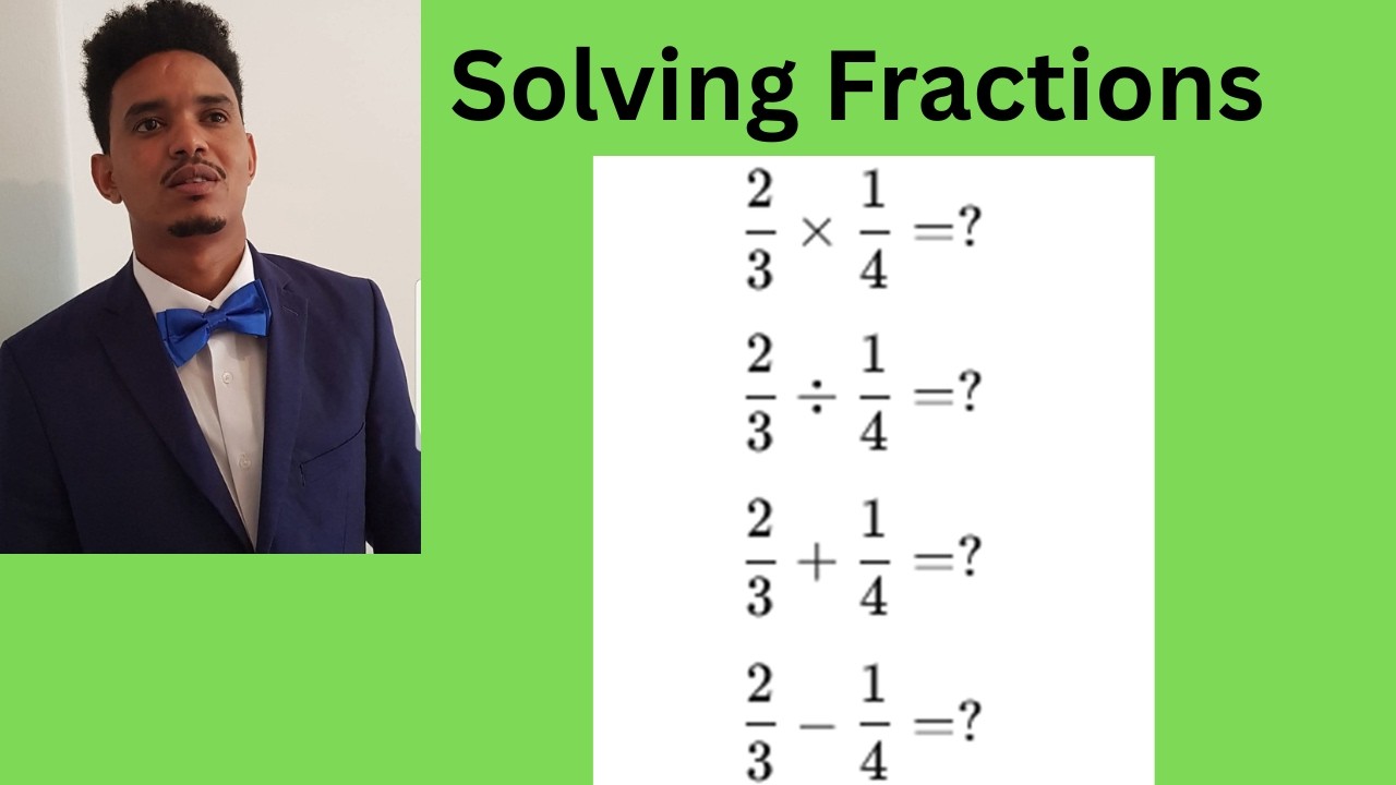 Arithmetic Operations of Fractions Explained Easily.  ሒሳብ ብቐሊሉ
