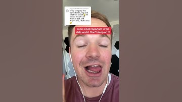 You need Excel as a data analyst #excel #data #dataanalytics #dataanalyst #tech #exceltips