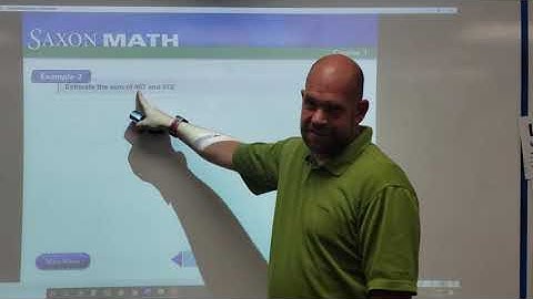 Lesson 16: Rounding whole numbers, estimating (Saxon Math, Level 6)