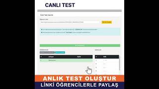 Koza Karaca Canlı Test Uygulaması
