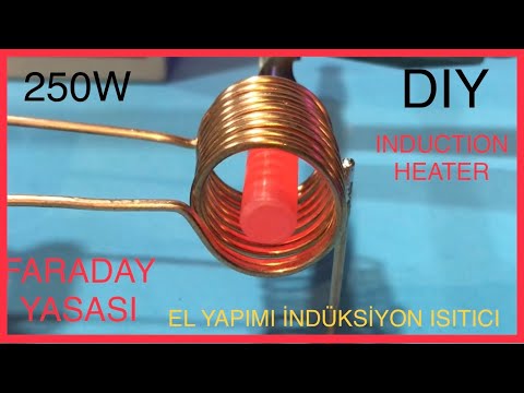 İNDÜKSİYON ISITICI NASIL YAPILIR -  induction heater - FARADAY KANUNU