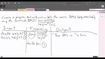 C# Lesson 27 - IPO Chart and Design Demo