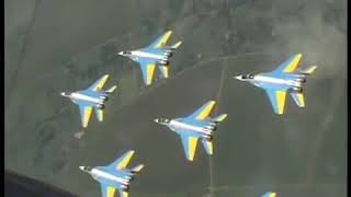 МиГ 29 Украинские Соколы клип  MiG 29 Ukrainian Falcons aerobatic team