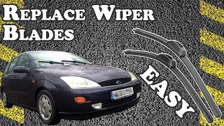 How to Replace wiper blades - 2001 Ford Focus