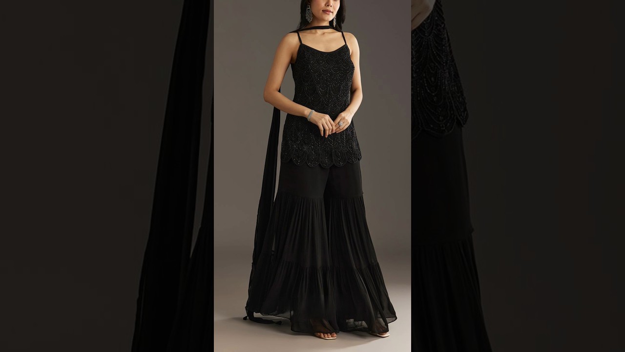 Black Dress For Wedding Party 🖤 || Black Dresses for Women || 