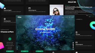 Fully Responsive Flutter Web App with Custom page transition | part - 3 | Speed Code | Portfolio