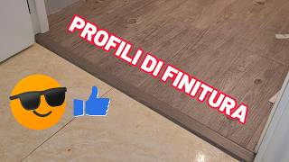 COME INSTALLARE IL PROFILO DI TRANSIZIONE PER PAVIMENTI IN VINILE profili di finitura