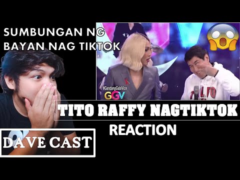 SUMBUNGAN NG BAYAN!! Raffy Tulfo sumabak sa Tiktok challenge ni Vice! | Reaction (Dave Cast #6)
