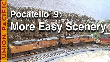 Pocatello 9: More Easy Scenery on My N-Scale Layout