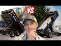 Dump truck vs dump trailer which is best for landscaping