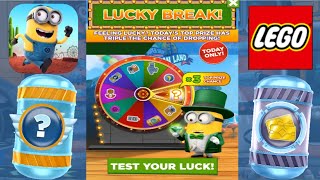 Lucky Break Minion Rush Test Your Luck Prize Wheel Spins Gameplay Walkthrough Ios Android