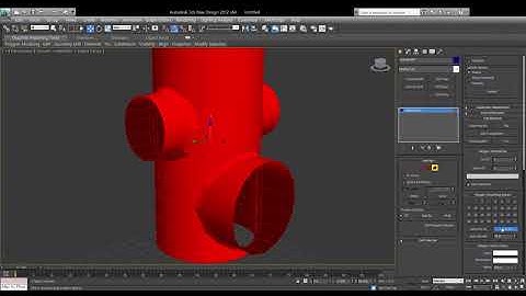 #001 3ds Max 2012 : Fire Hydrant Modeling 1/6(Time-lapse)