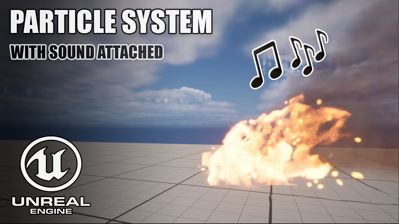 How to add Sound to Particle System in Unreal Engine 5 - YouTube