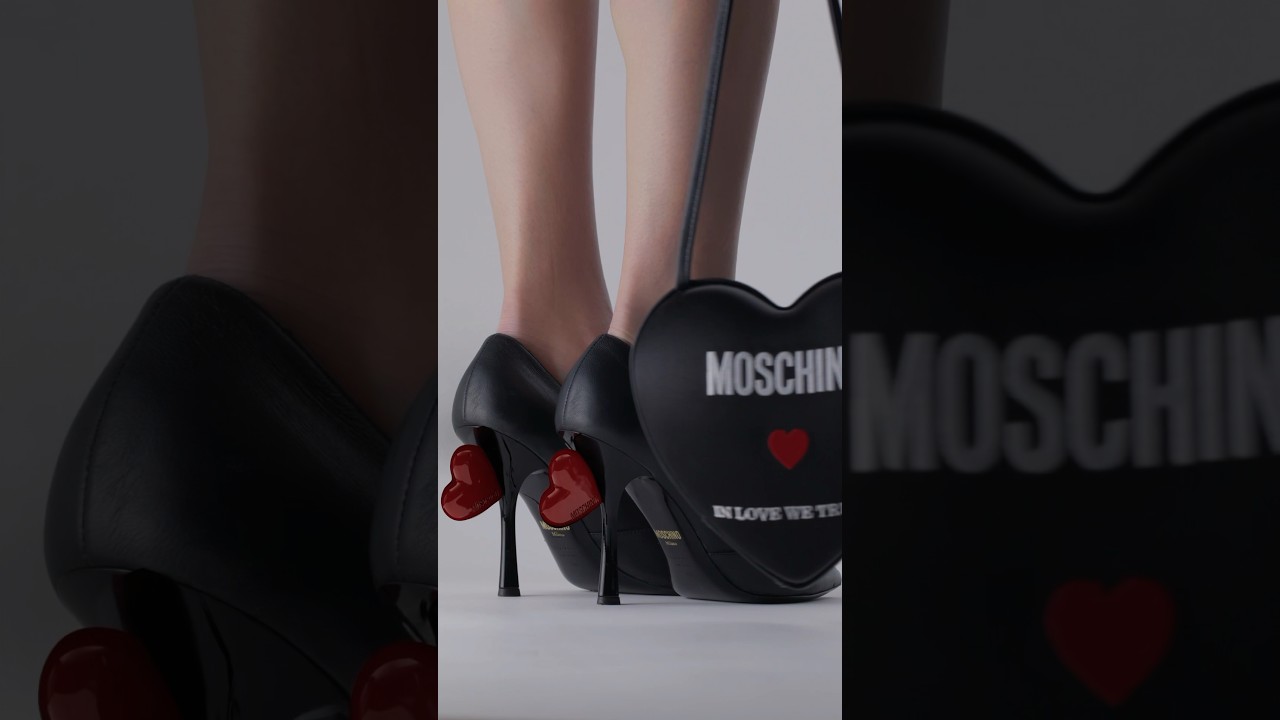 The #Moschino Heartbeat #bag is back. And this time there’s #heels to match! #shorts