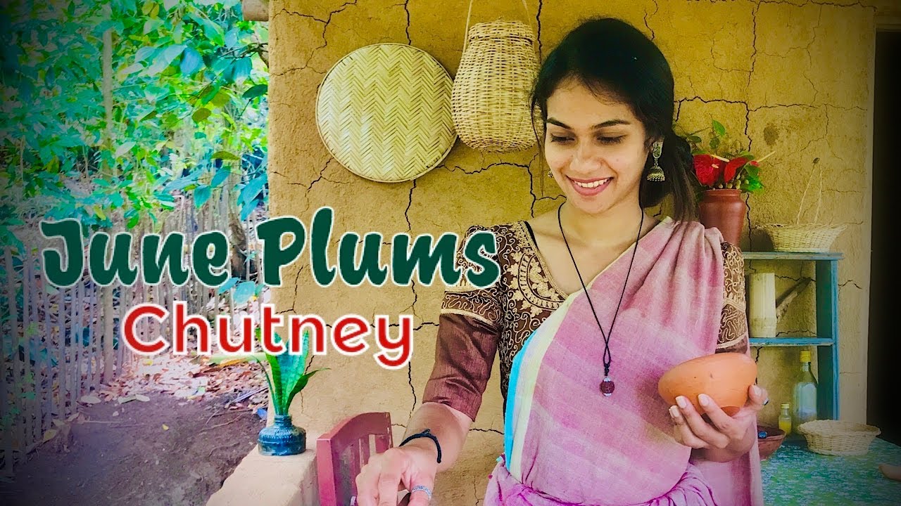 Traditional village Ambarella chutney | Mouth watering sour & Sweet June plums