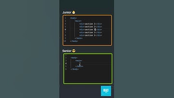 How to code: Junior vs Senior #13 #html #developer #javascript