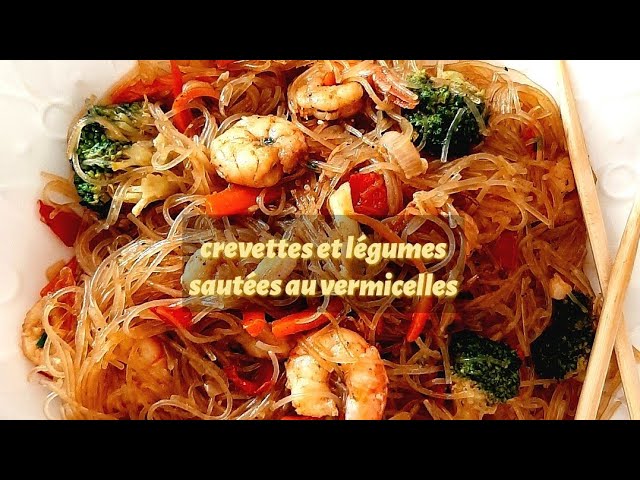 Vermicelles de riz aux crevettes