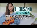 Thousand Years- Christina Perri UKULELE TUTORIAL SUPER EASY!! HAPPY NEW YEAR EVERYONE