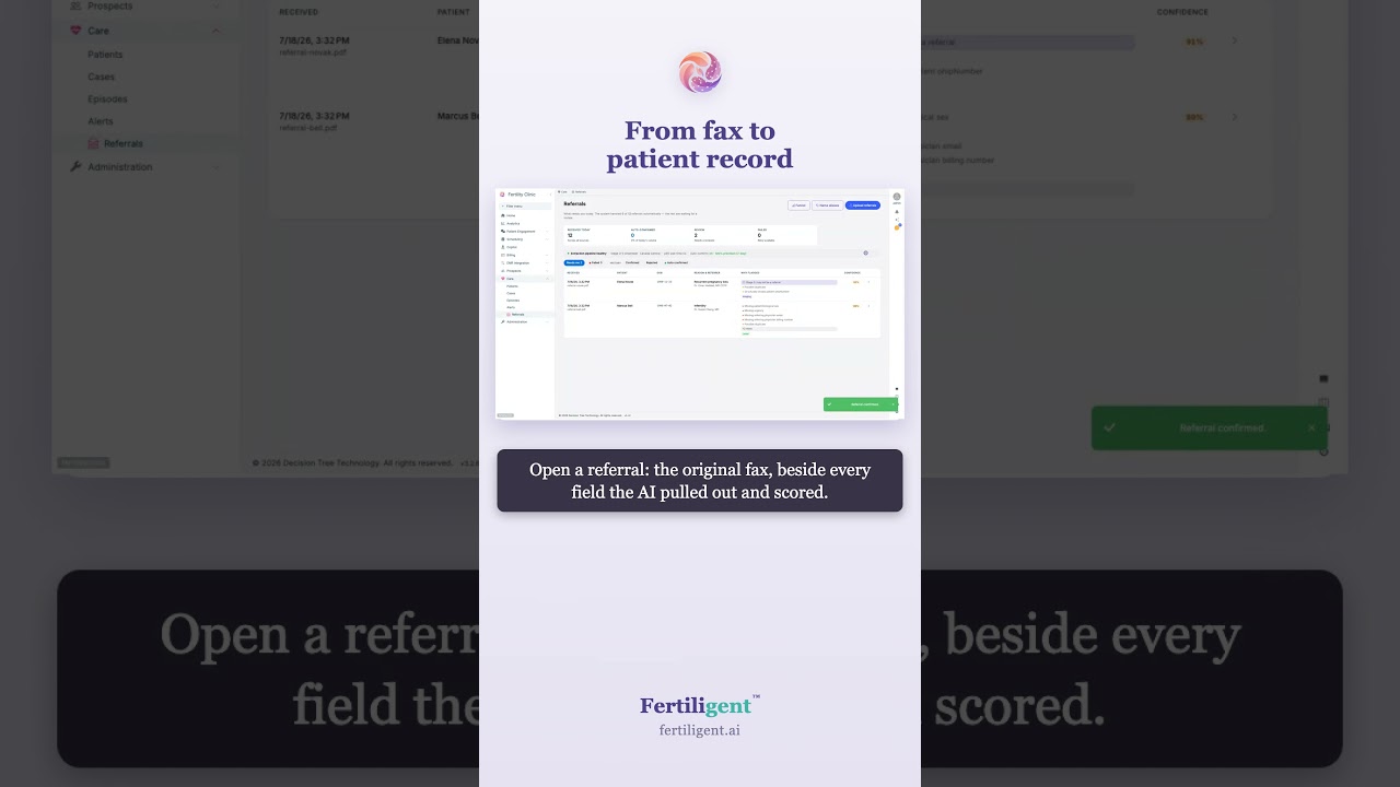 Review an incoming referral in seconds