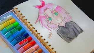 Sakura Haruno SPEED DRAWING -Acuarelas [Naruto] Kenny Brito