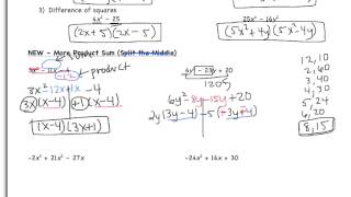 Day 8: 5-3 Solving Quadratic Equations by Factoring Notes