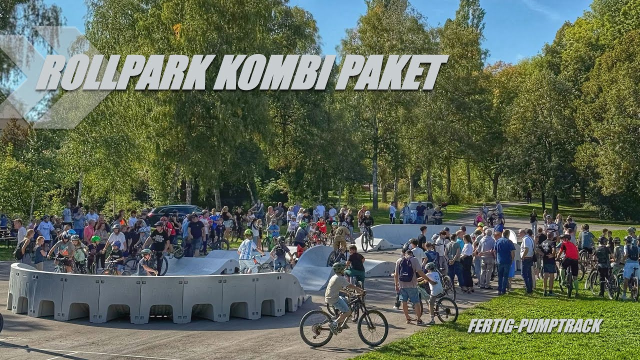 ROLLPARK KOMBI PAKET | Fertig-Pumptrack