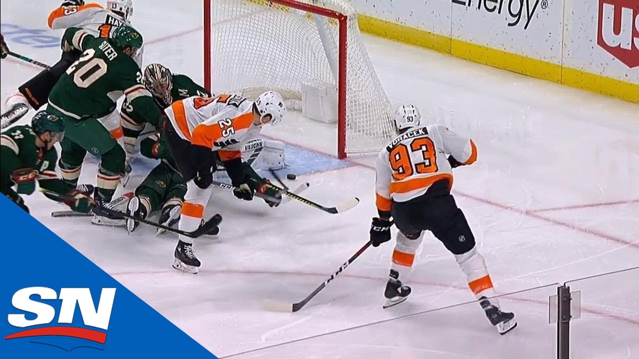 Alex Stalock Somehow Makes Incredible Save After Matt Dumba Falls On Him