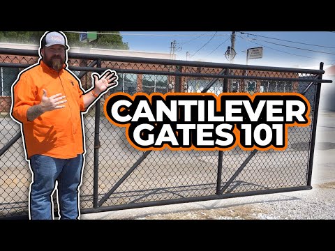 How To Build A Cantilever Exterior Gate?