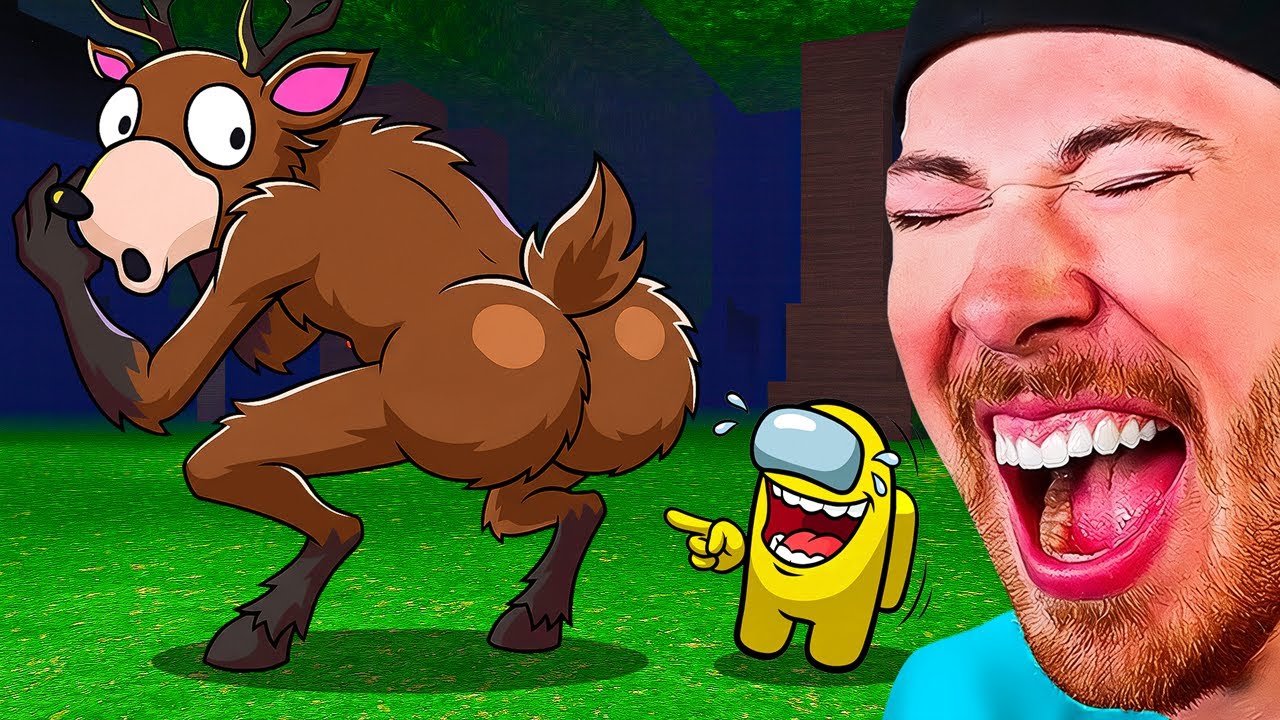 Mini Crewmate VS 99 Nights In The Forest?! (Among Us)