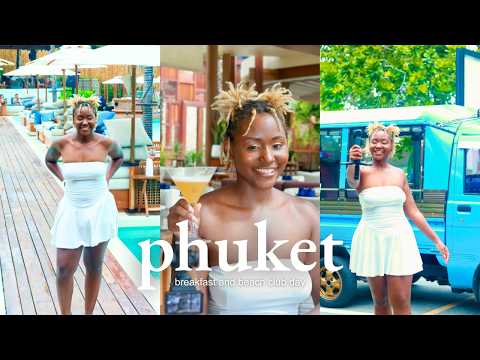 phuket vlog breakfast by patong beach and barra cuda beach club +prices