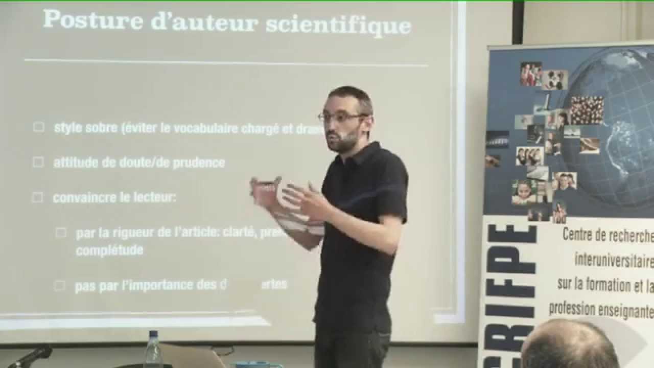 Simon COLLIN - La rédaction d'articles scientifiques