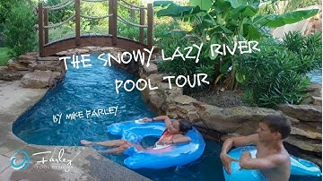 Snowy Lazy River Pool Tour by Mike Farley, SWD, ASLA