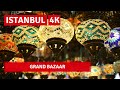 Istanbul Grand Bazaar Walking Tour 27 October 2021|4k UHD