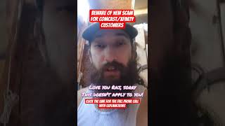 BEWARE COMCAST CUSTOMERS, NEW SCAM! FULL CALL IN LINK! #scamalert  #stopscams #scambuster